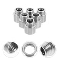 thumbnail image 3 of 6pcs Stainless Steel 1/2 Thread Reducer Coupling Extension Pipe Fitting Adapter, 3 of 7