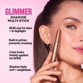 thumbnail image 4 of Revlon Glimmer Eyeshadow Multi-Stick Eye Makeup with Jelly Blender, 105 Get Your Bag, 4 of 12