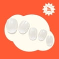 thumbnail image 4 of Heyhae Tiras de gel semicurado para u&ntilde;as | No requiere l&aacute;mpara LED | Ombr&eacute;, blanco, primavera | F&aacute;cil de aplicar y retirar, acabado de sal&oacute;n | Ki, 4 of 7