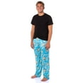 thumbnail image 6 of Pokemon Men's Squirtle #007 Water All Over Print Adult Pajama Pants Sleep Lounge Bottoms, 6 of 6