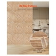 thumbnail image 2 of 3D Wall Panels 12-Pack, 19.7x19.7in PVC Wall Tiles, 32 Sq Ft Coverage - Light Wood Slat Design for Interior Decor, Living Room, Bedroom, 2 of 7