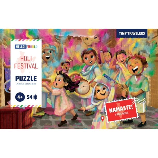 Tiny Travelers: Puzzle: Holi Festival (Game) 