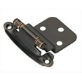 thumbnail image 1 of Hickory Hardware P243-OBH Oil-Rubbed Bronze Surface Self-Closing 0.37 In. Offset Hinge 2-Pack, 1 of 1