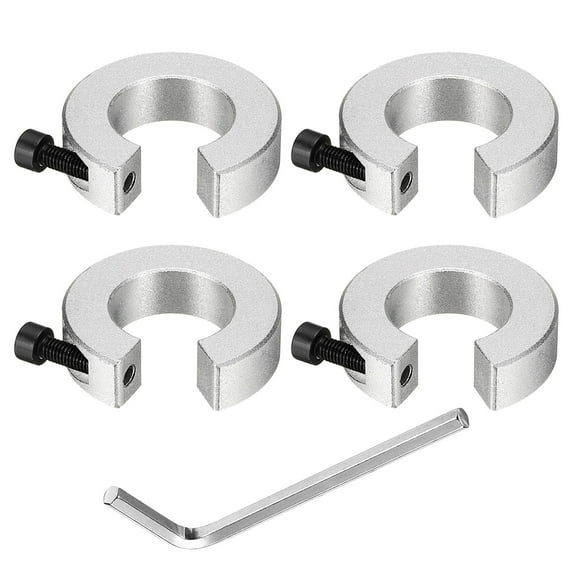 SBR25 Linear Rail Shaft Stop Collars with a Nickel Flat Head Wrench 4pcs