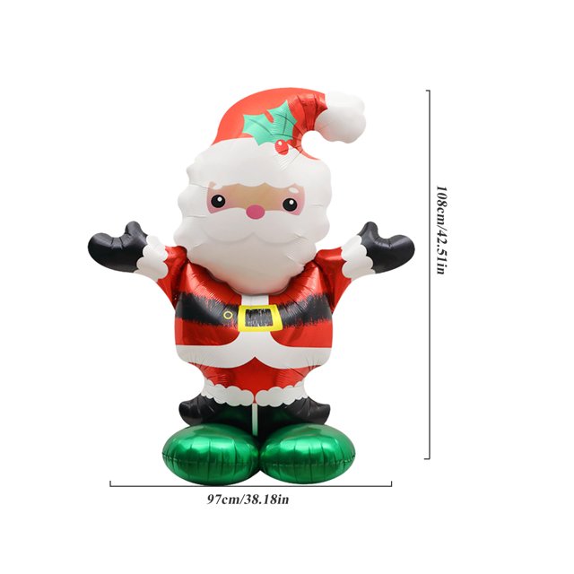 Globos Globos de papel de aluminio de Papá Noel Globos de Reno Likrtyny Libre de BPA