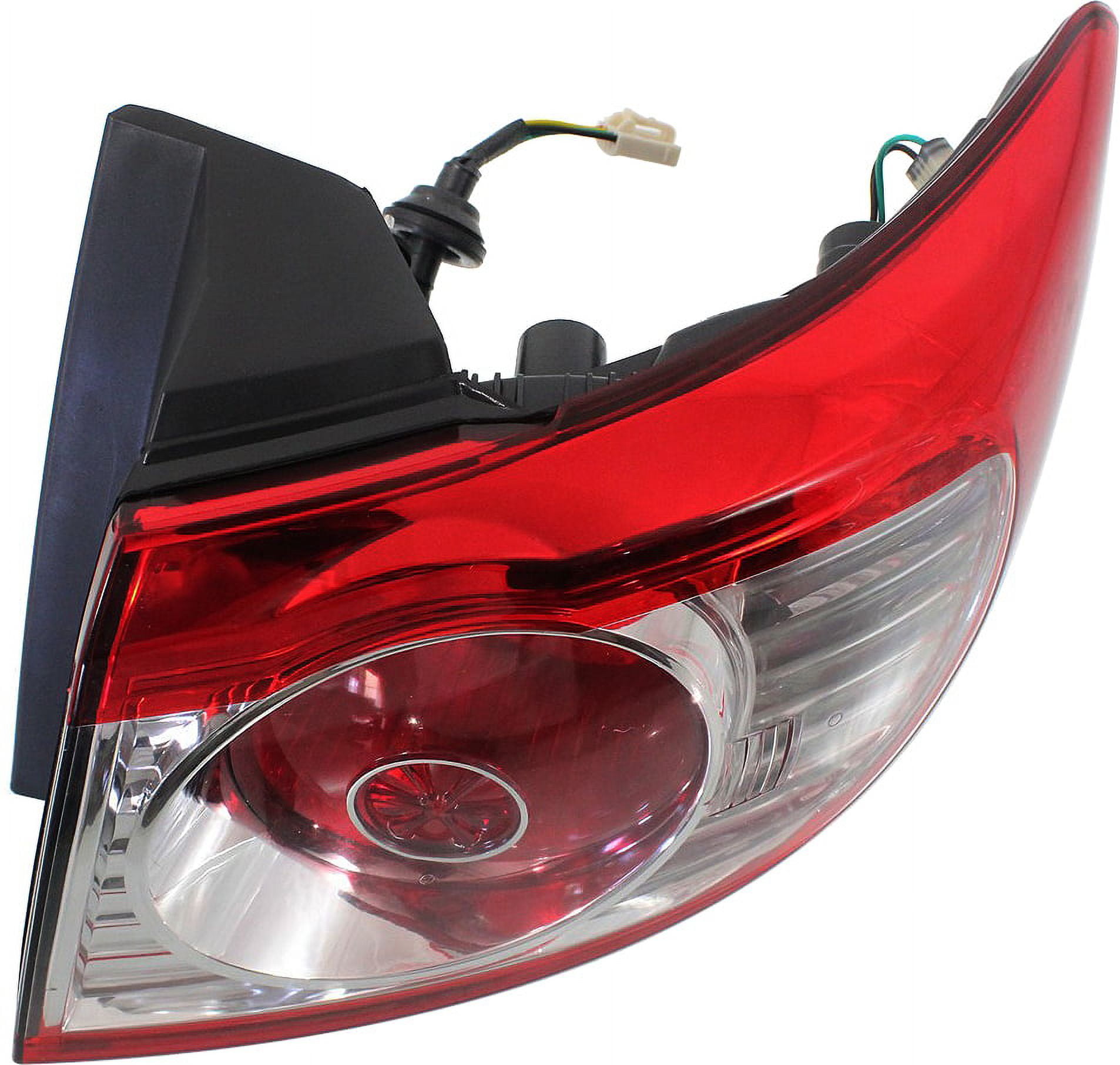 Tail Light Compatible With 2010-2012 Hyundai Santa Fe Right Passenger Side, Outer With bulb(s)