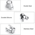 thumbnail image 3 of Pack Sparkling Wine Bottle Stopper Stopper Wine Stopper For Wine Collection Wine Champagne Beer Saver Sealer (silver), 3 of 4