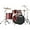 Multicolor, variant on Yamaha Rydeen 5-Piece Shell Pack - 22 inch Bass Drum Burgundy Glitter