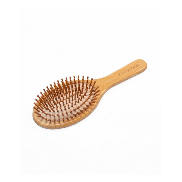 Cepillo para Cabello de Bambú Ecowood de Punta Redonda Ecowood Cepillo para cabello de bambú punta redonda grande