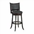 thumbnail image 3 of New Classic Furniture Bristol Swivel Bar Stool, 29-Inch, Dark Brown/Black, 3 of 4