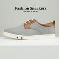 thumbnail image 2 of Bruno Marc Men's Brown Oxford Sneakers Dress Shoes JH19002M, 2 of 5
