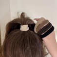 thumbnail image 2 of Cuerda de pelo sin costuras de alta elasticidad para mujer, soporte de cola de caballo duradero, banda de goma, accesorios para el cabello, 10 unids/lote por bolsa, 2 of 5