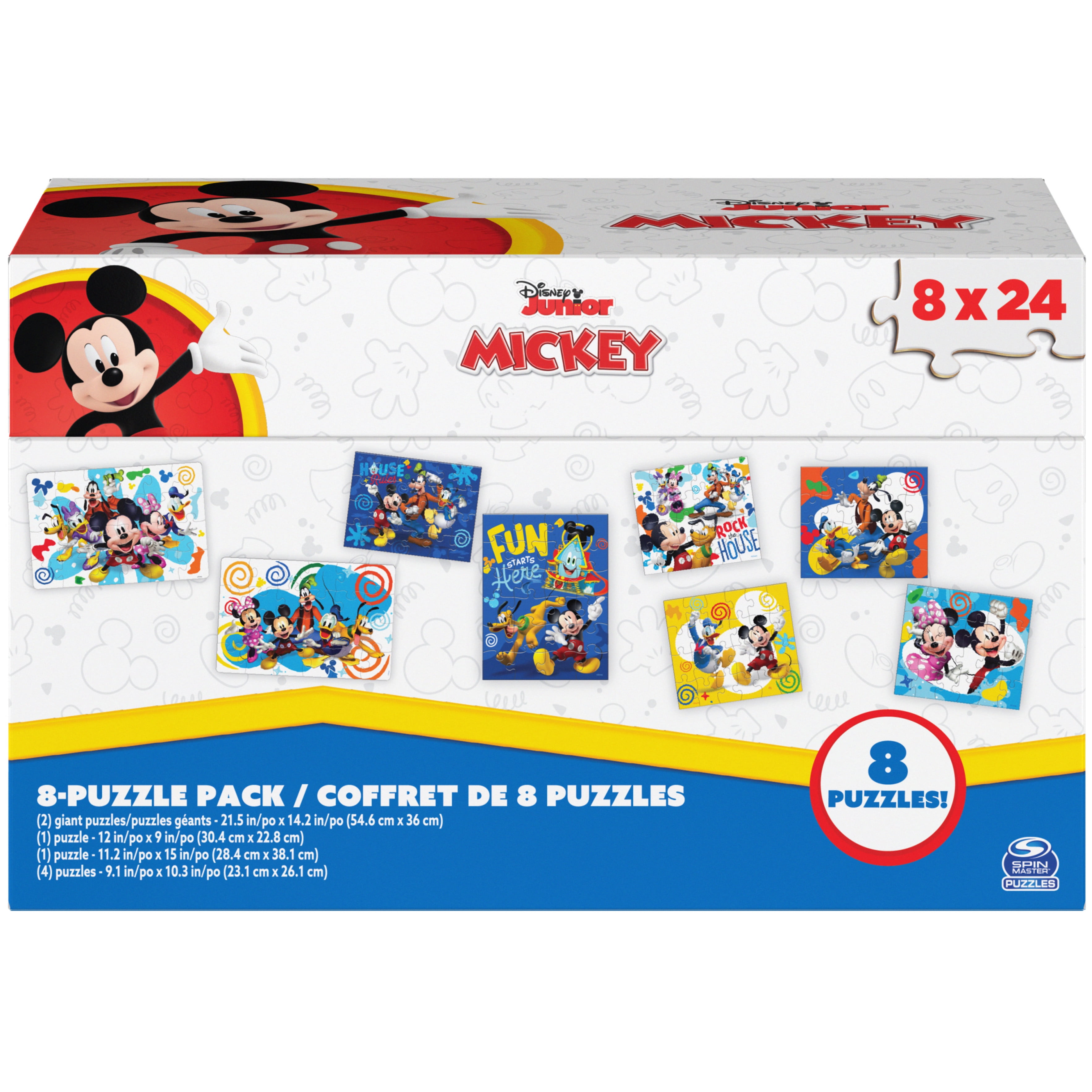 Disney Mickey Mouse & Friends 54 Piece Frame Puzzle Kids Jigsaw Mini Puzzle Toy 
