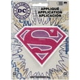 thumbnail image 2 of C&D Visionary Pink Sparkle Supergirl Logo 2.75"X4", 2 of 2