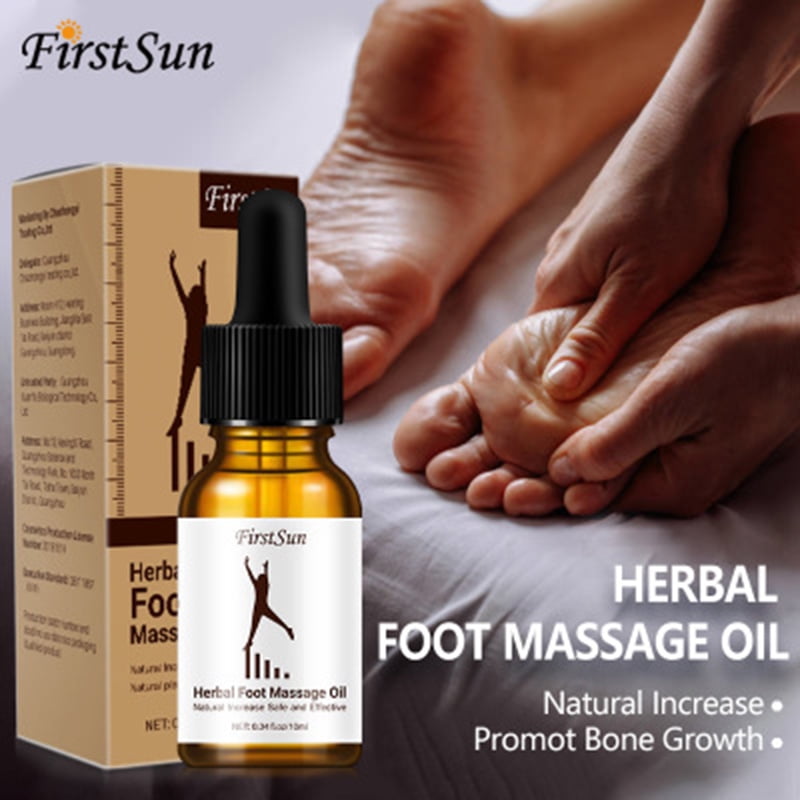 Herbal Foot Massage Essential Oil Increase Height Health Care Products 10Ml  New 
