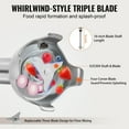 thumbnail image 5 of 350W High Power Commercial Handheld Blender 16 Inch Variable Speed Stainless Steel Blades Portable Multifunctional for Soups Sauces Mashed Potatoes Cream, 5 of 6