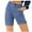 Navy, variant on Simua Women's Bermuda Shorts Casual Pleated High Waist Loose Pocket Straight Buttons Shorts
