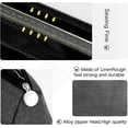 thumbnail image 4 of Mokani Large Capacity Pencil Case, Canvas, Gray, 4 of 7