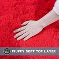 thumbnail image 3 of living room rugs 4x6ft Large Fluffy Rugs for Bedroom, Non-Slip Stickers Soft Carpet Shag Kids Room Rug, Non-Slip Fuzzy Rugs Indoor, 3 of 8