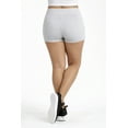 thumbnail image 4 of Women's Plus Size Cotton Legging Shorts High Waist 12 Inch Outseam Soft Stretch, 4 of 4