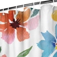thumbnail image 4 of Waterproof Pioneer Shower Curtain 84x72 Inch Polyester Unique Colorful Floral Shower Curtain for Bathroom Hotel Home Decor with 12 Plastic Hooks, 4 of 5