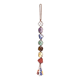 thumbnail image 1 of Adorno de cristal hecho a mano para ventana de coche, 7 chakras, decoración del hogar, adorno de Feng Shui, meditación de yoga, decoración del coche, adorno de Navidad, adorno de piedra de palma moleteada JM, 1 of 5