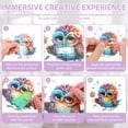 thumbnail image 3 of FYJUCPA Diamond Art Kit for Adults, DIY Acrylic Diamond Painting Window Pendant Bird Design, Wall Hanging Ornament for Home Garden Decor, Gift Idea, 3 of 11