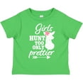 thumbnail image 3 of Inktastic Hunting Girls Hunt Too Only Prettier with Doe and Arrow Girls Toddler T-Shirt, 3 of 5
