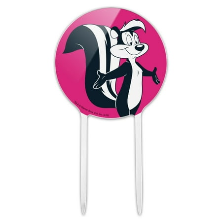 Acrylic Looney Tunes Pepe Le Pew Cake Topper Party Decoration For