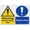 Warning Sign 4, variant on Construction Site Keep Out 8"x12", Aluminum Tin Warning Signs for Home Outdoor Garden, High-Visibility Security Sign