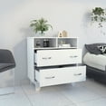 thumbnail image 2 of CoSoTower 2-Drawer 2-Shelf Dresser White, 2 of 7