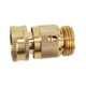 thumbnail image 5 of Conector de manguera de liberación rápida para jardín, accesorio de conexión rápida para manguera de agua de 3/4 pulgadas, macho y hembra de latón, 1 Uds., 5 of 5