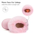 thumbnail image 3 of Toddler Snow Boots Girls Winter Boots,Pink B,9 Toddler=CN28, 3 of 7