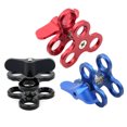 thumbnail image 2 of Seitruly Mariposa Buceando Abrazadera Triple Junta de Rótula Brazo Soporte Adaptador para Accesorios de cámara y óptica Negro, 2 of 8