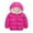 rose red, variant on Toddler Baby Hooded Down Jacket Boys Girls Children Thickened Warm Winter Coat Coat 2-7T