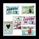 thumbnail image 1 of Pintura de Hojalata Café Pintura Decorativa de Hojalata Apta para KTV, Bares, Restaurantes, DecoracióN Retro 20X30Cm, 1 of 5