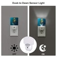 thumbnail image 3 of Fuzoiu Largemouth Bass Fish Print Dusk to Dawn LED Night Light with Light Sensor, Energy-Efficient Touch-Safe Night Lamp for Home, Office, and Kids' Rooms-UK, 3 of 7