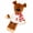 Heart-11.8in, variant on Cute Bear Plush Toy Soft Stuffed Animal Long Body Pillow Doll Home Decor Gift