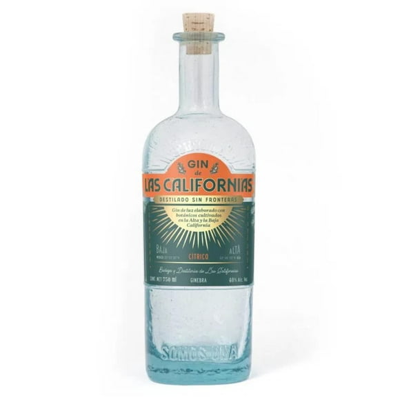 Ginebra de las Californias Cítrico 750 ml de las Californias