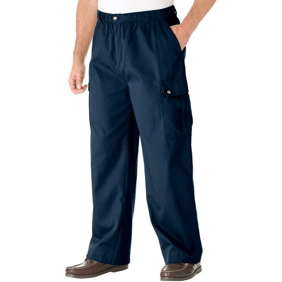 KingSize Men's Big & Tall Knockarounds Full-Elastic Waist Cargo Pants