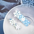 thumbnail image 6 of 100PCS White Resin Snowflakes White Snowflake Cabochon Christmas Snowflake Resin Charms Resin Embellishment Ornaments for Scrapbooking Resin Crafts - 3 Sizes White, 6 of 7