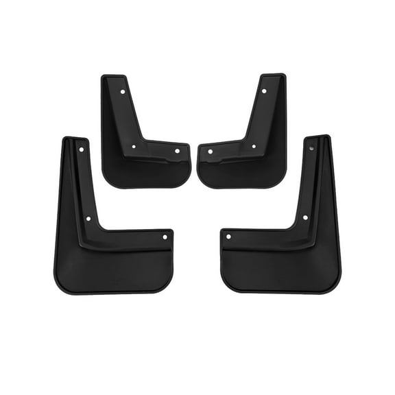 4pc Set Mud Flaps For Kia Sonet 2020-2023, Front And Rear Tire Splash Guards, No Drilling Mudflap Accessories For Sonet-black