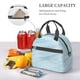 thumbnail image 5 of Disketp Light Blue Marble Lonchera Térmica para Mujer y Hombre, Bolsa de Almuerzo Reutilizable e Impermeable para Trabajo, Viajes y Picnic, 5 of 7