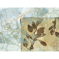 thumbnail image 2 of Goldberger, Jennifer 24x19 Gold Ornate Wood Framed with Double Matting Museum Art Print Titled - Embellished Leaf Inclusion VI, 2 of 4