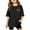 1#Black638, variant on Byoo Big Girls Oversized Tee Shirt Bow Graphic Short Sleeve Crew Neck Print Tee Top Soft Cute T Shirt