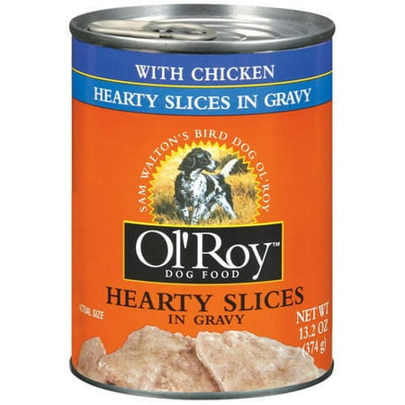 Ol' Roy: Hearty Slices In Gravy W/Chicken Dog Food, 13.20 oz