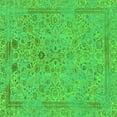thumbnail image 1 of Ahgly Company Indoor Square Abstract Green Modern Area Rugs, 8' Square, 1 of 4