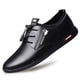 thumbnail image 4 of Zapatos formales de cuero para hombre, zapatos informales de negocios, zapatos de suela suave con cordones, zapatos deportivos ligeros, zapatos transpirables, 4 of 4