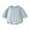 Light Blue, variant on Kid Rompers Kids Christmas Pajamas Spring Fall Newborn Solid Color Jumpsuit Round Neck Long Sleeve Romper Gifts For Smart Kids