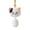 A001- Flower Cat, variant on Stuffed Cat Plush with Voice Activated Smart Talking Feature, Interactive Kitty Pendant for Bag Charm & Backpack Decor, Birthday Gift for Cat Lovers (1 Pack)